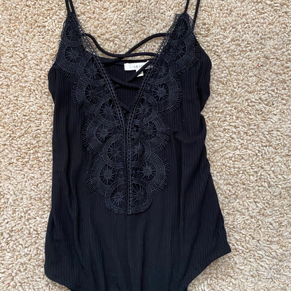 Black Lace Bodysuit